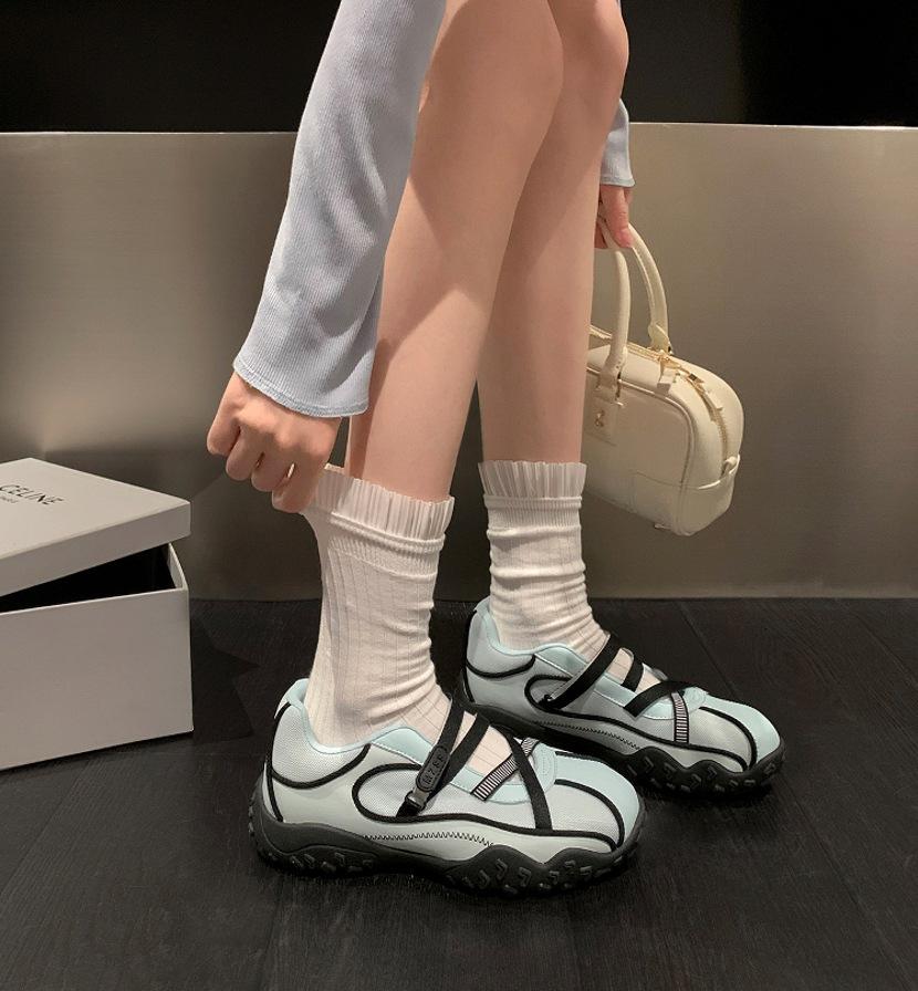 Women's White Shoes Spring Autumn Fashion Luxury Non Slip Casual Shoes Breathable Lightweight Comfortable Height Increase Flats