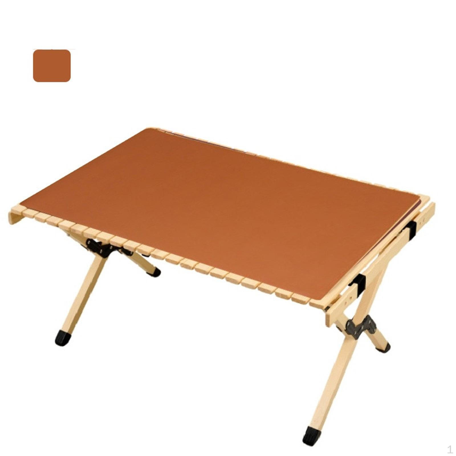 

Camping Table Mat Heat Insulation Non Slip for Meeting Room Trekking Hiking Light Brown 55x115cm