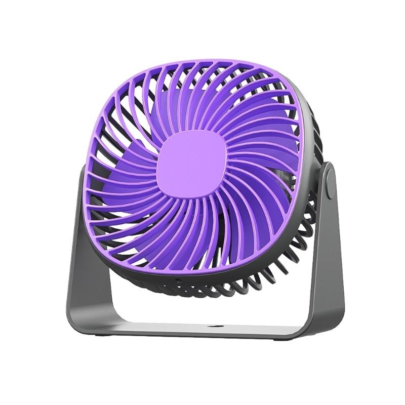 Portable Quiet Wall Mounted Fan Desktop Fan with Built In LED Night Light USB Powered for Home and Travel