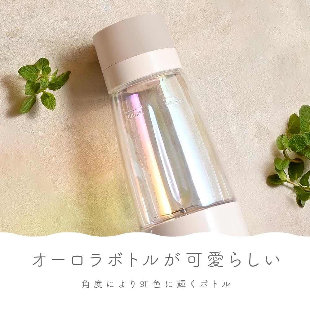 Denkyosha Macaful Portable Vacuum Blender, Rechargeable, Portable, Aurora Bottle, Vacuum Bottle, Juicer, Smoothie, USB Charging, MJB-400P-BE