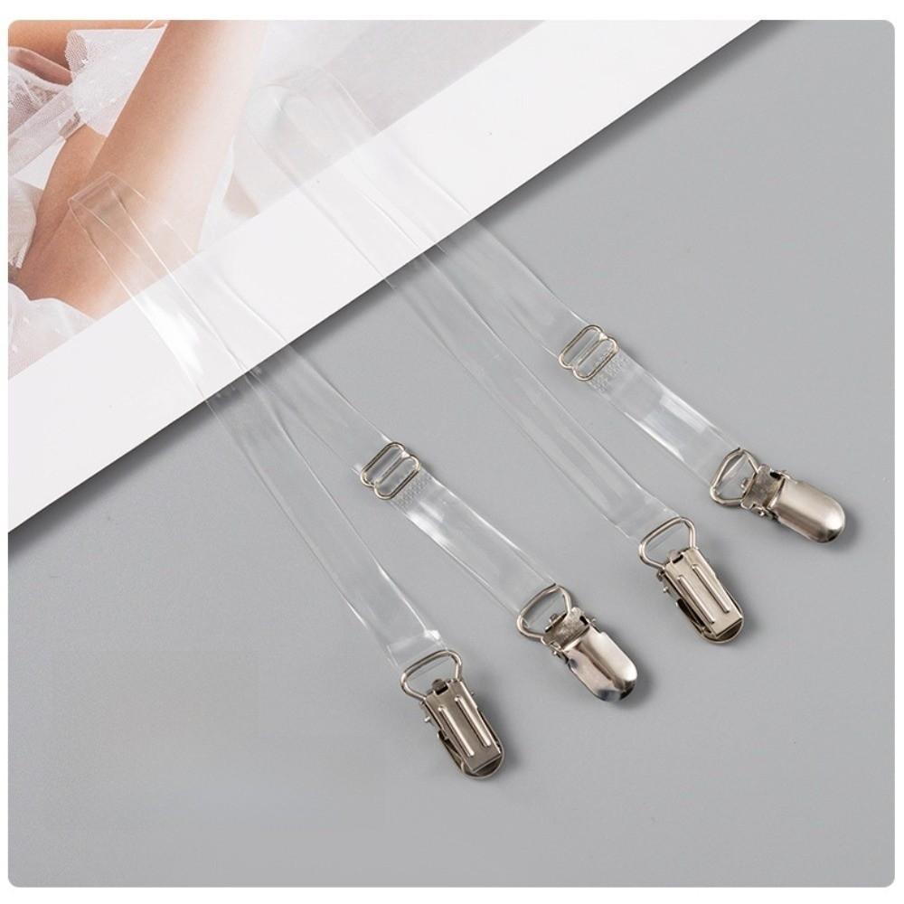 Transparent Clothes Clasp Anti-Slip Bra Clasp Invisible Shoulder Strap  for Women 02 normal