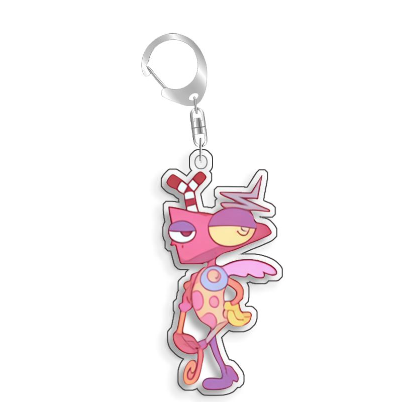 Voor The Amazing Digital Circus Jax Pomni Ragatha Gangle Acryl Zelfgemaakte Leuke Cartoon Anime Sleutelhanger Hanger Speelgoed Cadeaus 5cm 5cm