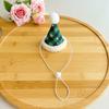 Knitted Yarn Christmas Pet Hat Soft Pompon Yarn Kitten Headwear  Winter Gathering