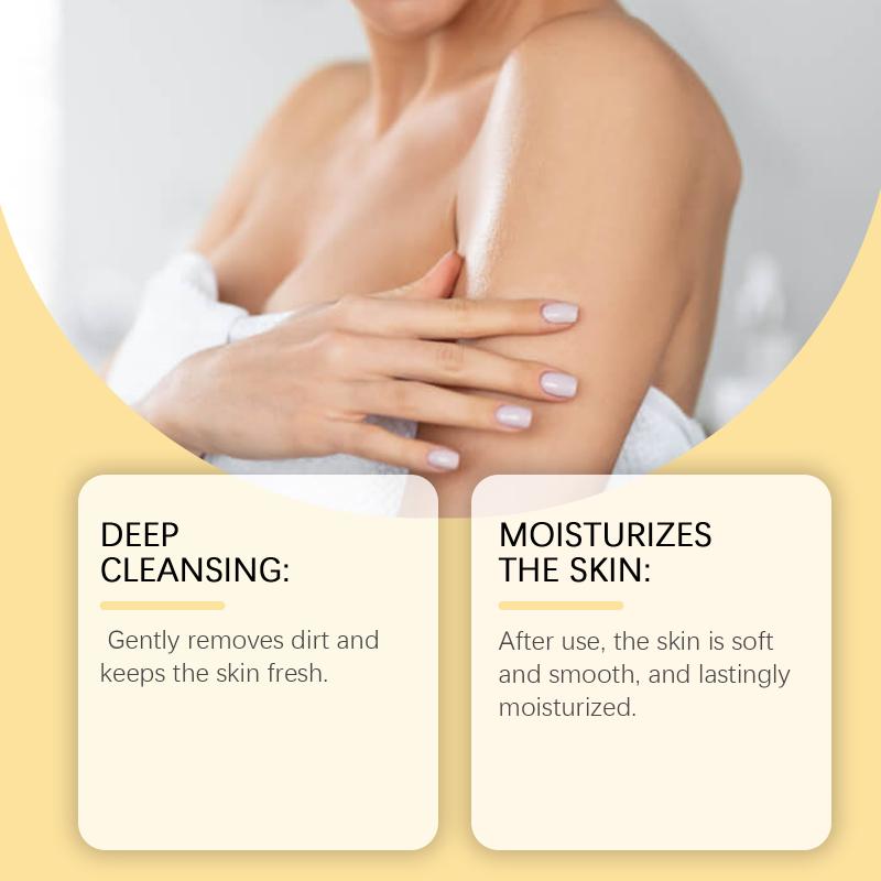 Gold Body Bath Moisturizer Nourishing Essential Oil Hydrating Gentle Cleansing for Smooth Skin