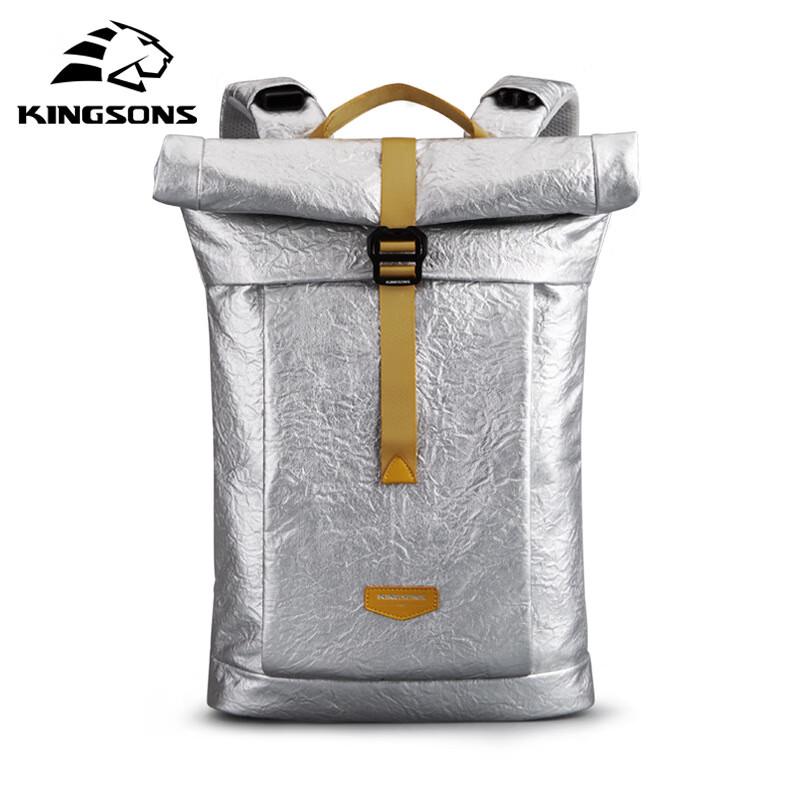 Jinshengs Retro Water-Resistant Folding Laptop Backpack 14 inch