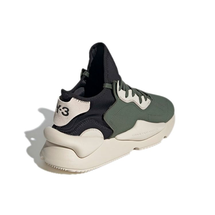 Adidas Y-3 Kaiwa Shadow Green Unisex Sneakers Bliss Black GZ9143