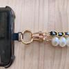 Pearl Crossbody Phone Strap, Universal Anti-loss Long Neck and Shoulder Strap for Women, Small Xiangfeng Phone Pendant