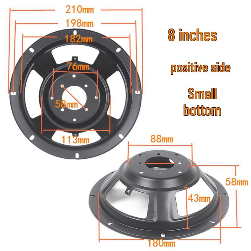 Speaker Iron Basket Stand - Bracket & Rolled Edge Repair for 3-10 Inch Speakers, DIY Accessories