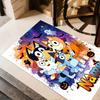 Halloween Friends Celebration Customize Your Name Floor Rug Office Rug Perfect for Dormitory Study Room Dining Room Balcony Anti-slip Rug