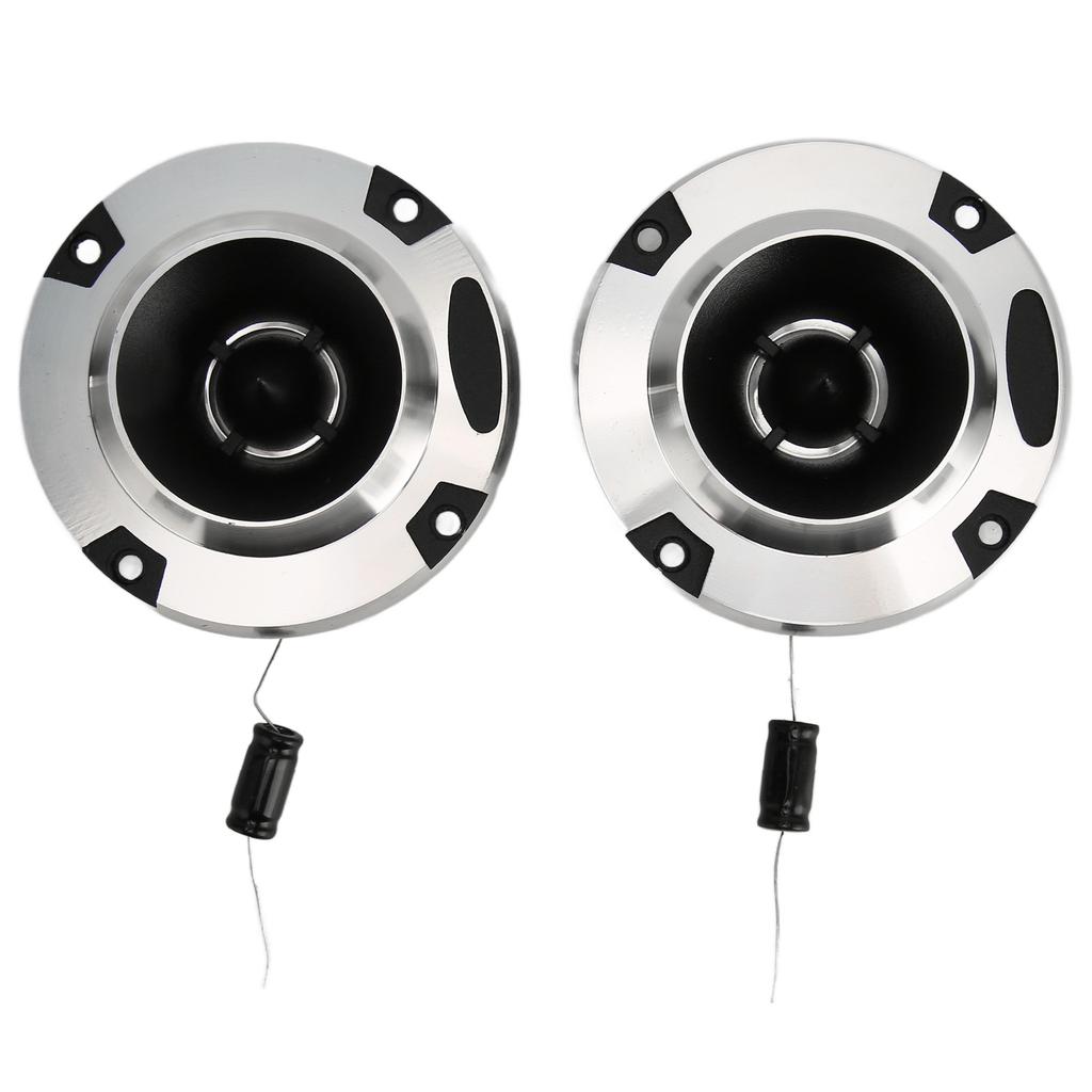 2 Pcs Car Tweeter HIFI Sound Quality Sensitive Silver 150W Dome Tweeter for All Car Audio Systems