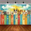 Dog-themed Background Fabric - Extremely Suitable for Creating a Festive Atmosphere for Dog Parties and Celebration Occasions!