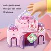 Wonderful Magic Casle With Lock Keys 3D Sticker Machine DIY Sticker Maker Play Unlock Game Hand Made Craft Toys Gift for Kids