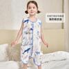 Bamboo Cotton Sleeveless Toddler Sleep Sack With Zipper Breathable Baby Sleeping Bag 1-3 Years