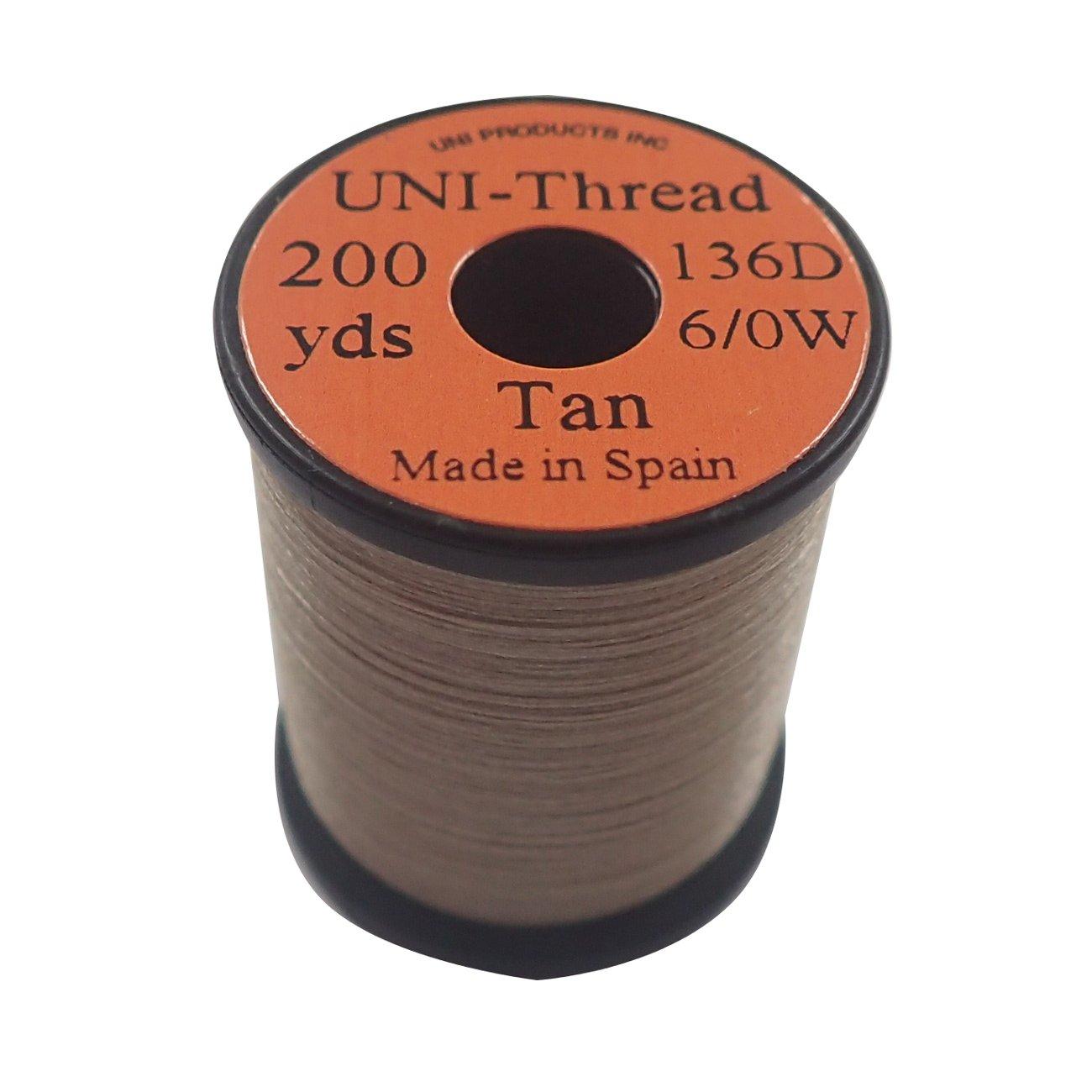 TIEMCO Нить для вязания мушек UNI Uni Thread 6/0 200 ярдов Загар 6/0 200 yards
