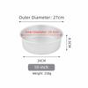 Round Cake Bake Pan Aluminum Alloy Cake Mold Pan New Cake Tin  Kitchen Dessert Baking