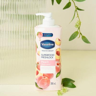 Vaseline Superfood Lotion pour le corps 390 ml Pêche