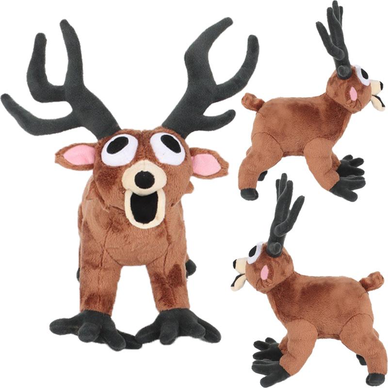 Non-Toxic Instock 99Nights In The Forest Deer Keychain Plushie Doll Game Peripherals Bag Stuffed Decor Toy Plush Cartoon Deer