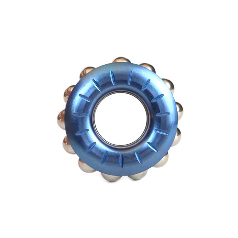 Roestvrijstalen Ring EDC Mechanische Fidget Ratel Lus Speelgoed Verstelbare Haptische Metalen Ring Stressverlichting Spinner Speelgoed