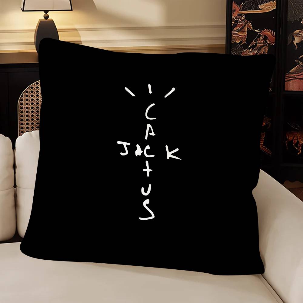 CCactus JJackS Pillow Case Fashion Square Pillowcase Bedroom Sofa Room Ins Decoration Leisure