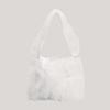New Japanese sweet ballet mesh lace tulle pleated pearl splicing shoulder bag large-capacity women's bag