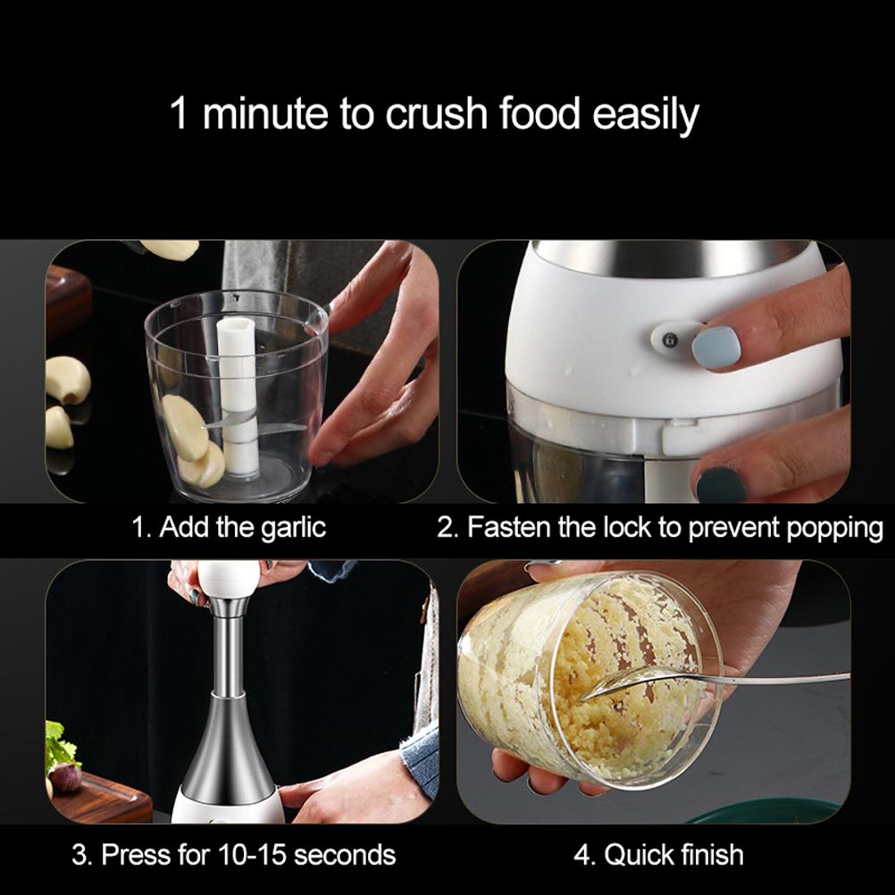 Manual Garlic Press Multi Function Garlic Mincer Garlic Crusher Safe and Easy to Clean Kitchen Tools