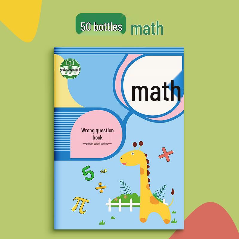 Elementary Math & English Error Correction Notebook, Grades 1-3