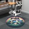 1pc Mushroom Snail Office Round Area Rug, Under Office Chairs Bedroom Living Room Home Decor, Room Deco, Available In Various Sizes