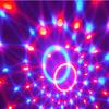 LED Crystal Magic Ball Light: 2-in-1 RGB Seven-Color Rotating Laser Stage Light
