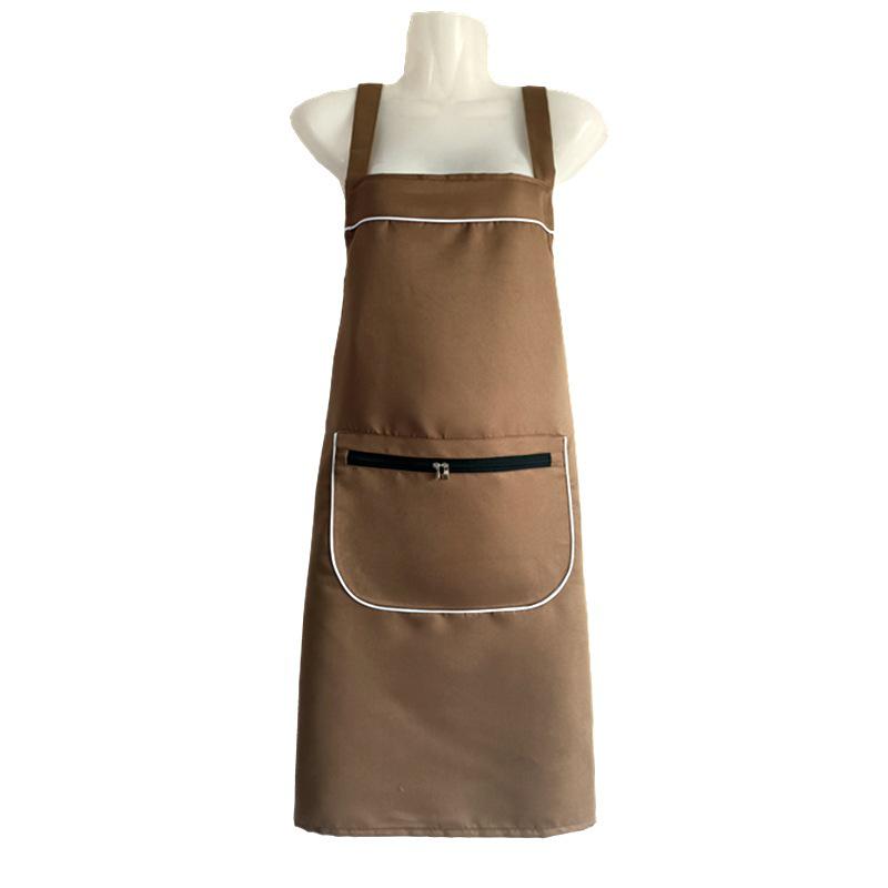 Waterproof Oil-Proof Kitchen Apron with LOGO Printing for Men, Women, and Waitresses