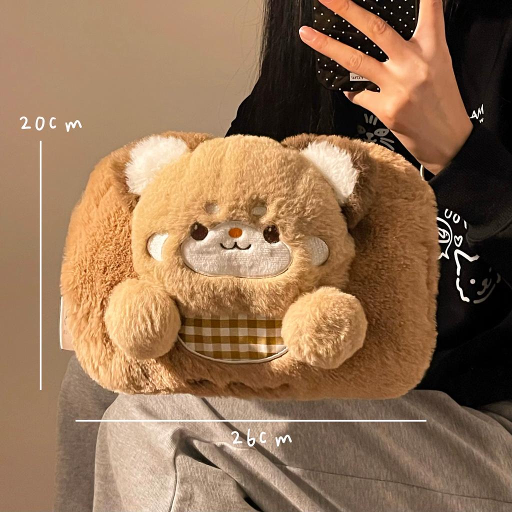 Bear Electric Hot Water Bag Cute Rechargeable Explosion-Proof Hot-Water Bag Autumn and Winter Girls Belly Compress Hand Warmer Electric Warming
