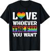 Love Whoever the F You Want LGBTQ Rainbow Pride 2022 T-Shirt
