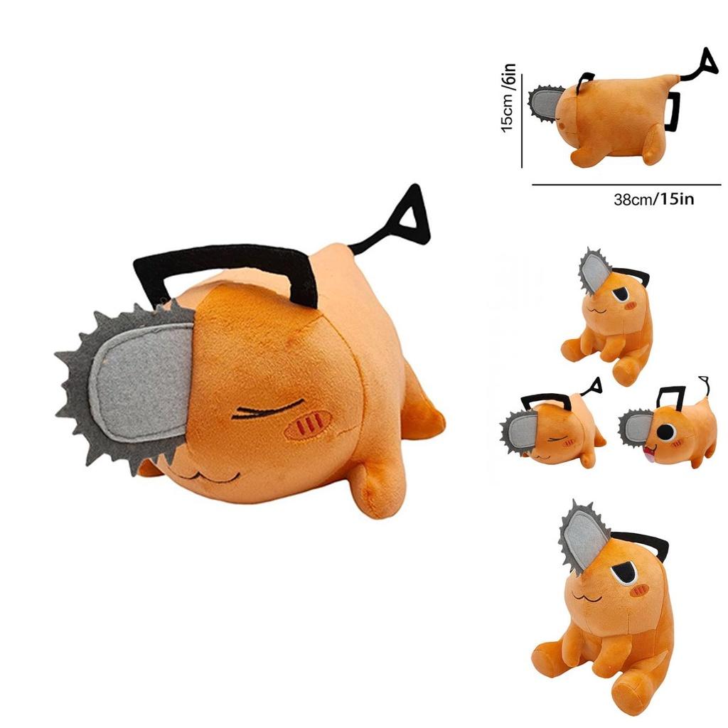 Squishy Chainsaw Man Pochita Plüschtier Stoffpuppe Kissen Weihnachtsgeschenk