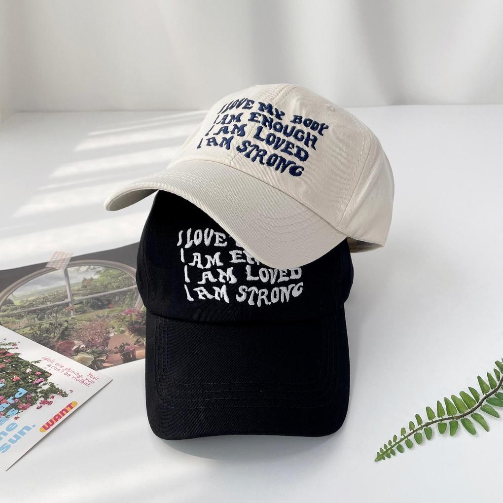 Women's and Men's Daily Love Lettering Ball Cap Baseball Hat