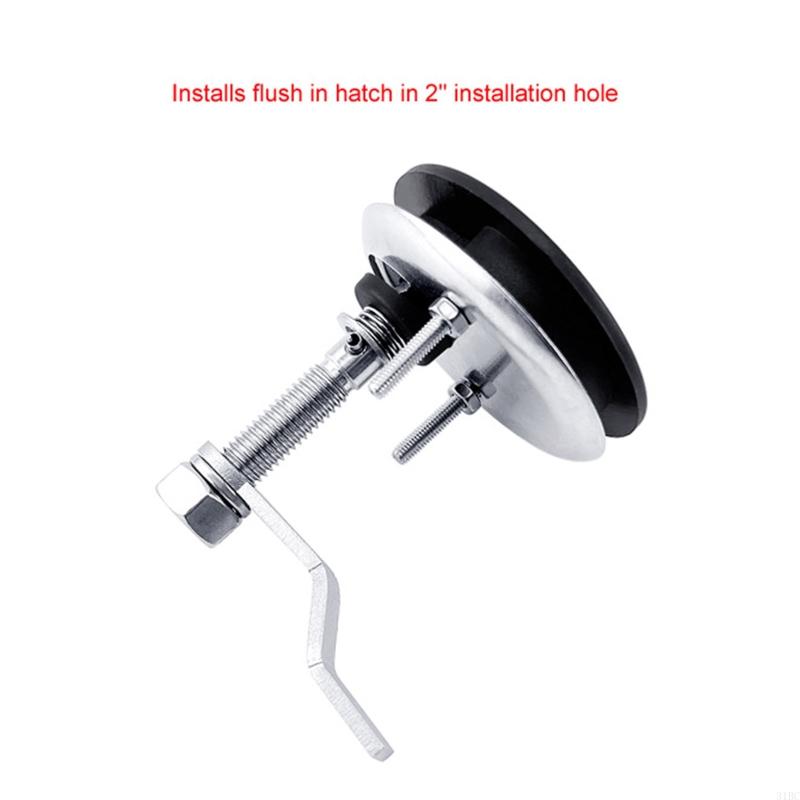 Marine for Hatch Locking Locker Small Size Boat Flush Pull for Hatch Slam for Latch For RV Yacht for Camper Deck Aluminu