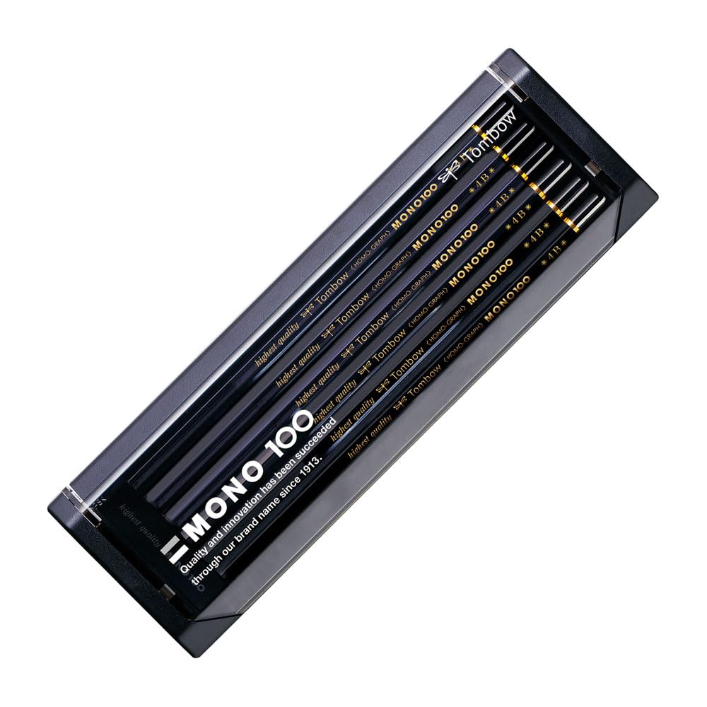Tombow Pencil 'MONO 100', 4B, 2 Dozen Pack