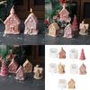Silicone Moulds House Shape Candle Molds Ornament Christmas House Castings Molds Plaster Molds Epoxy Resin Molds