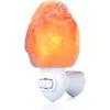 Betus Natural Crystal Himalayan Salt Wall Lamp - Air Purifying Night Light - 360° Rotatable Plug 15W Bulb - Natural