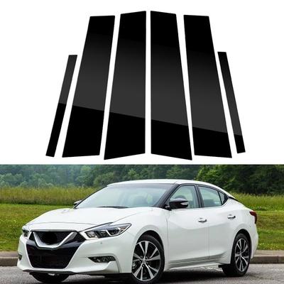 Fit For Nissan Maxima 2016 2017 2018 2019 2020 2021 2022 Glossy Black Pillar Posts Door Window Center Trim Stickers Cover