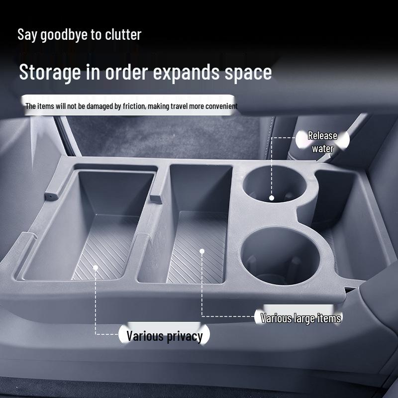 NIO ES8 Silicone Center Console Storage Box for 26 Models - Interior Organizer & Accessory.