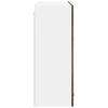 Hanging Cabinet Smoked Oak 80 x 31 x 80 cm Wood Based Material
