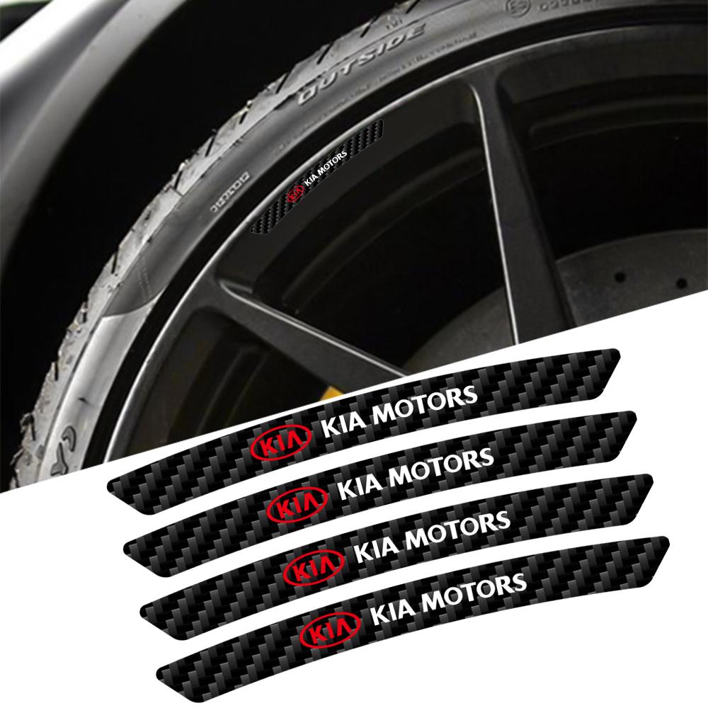 4/8/20Pcs Car Wheel Rim Decoration Sticker Accessories For KIA Sportage RIO Ceed Picanto Pegas Sorento Niro Soul Cerato Borrego rmvl70