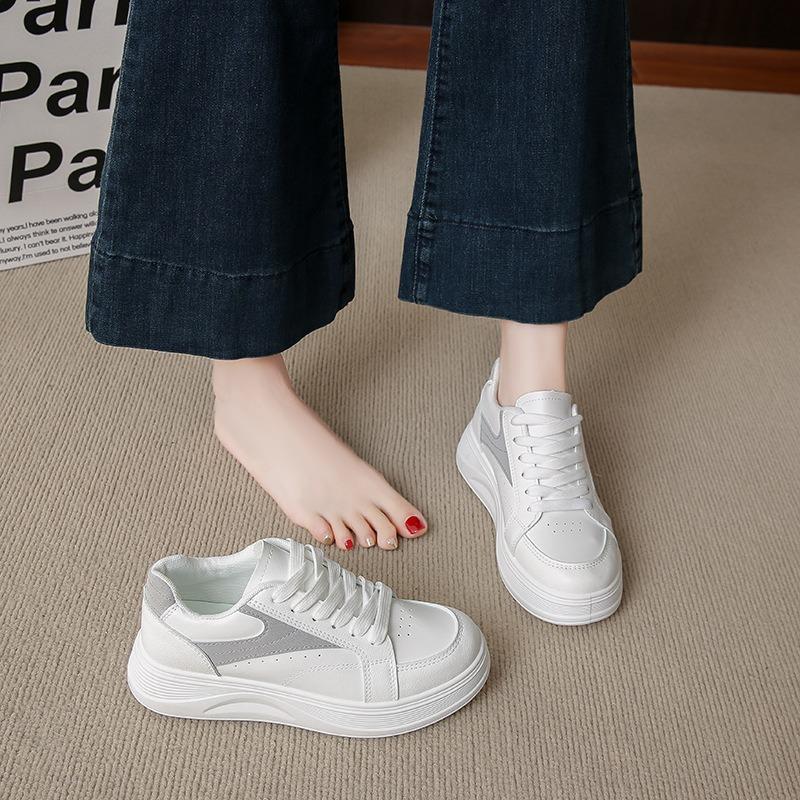 Autumn New Breathable Little White Shoes Female Students Platform Versatile Casual Sports Board Shoes