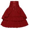 Halloween Gothic Renaissance Skirt With Drawstring For Cosplay And Costumes