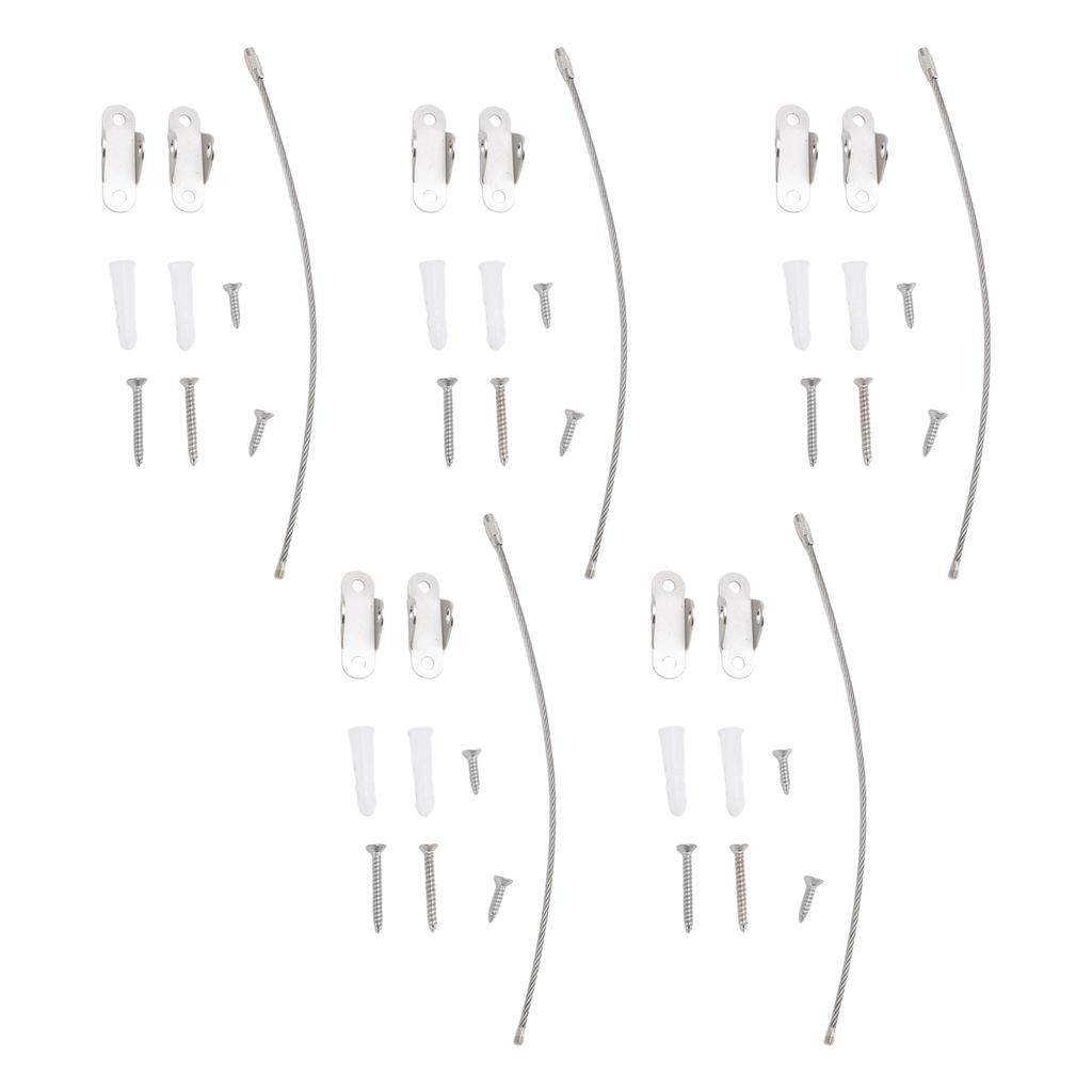 5 Set Furniture Anchors Prevent Tip for Baby Proofing Dresser Wall Safety Fasteners Earthquake Straps