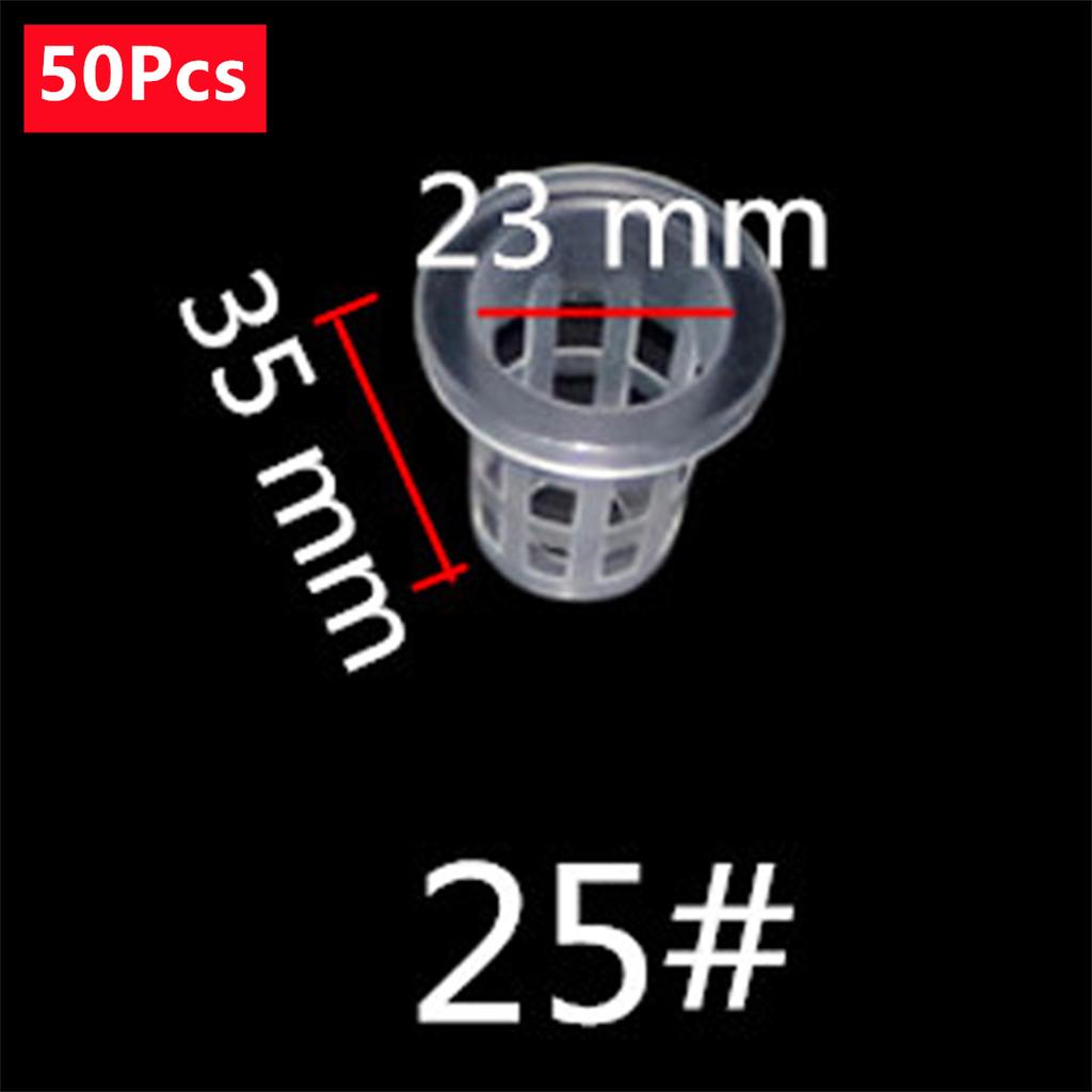 Transparent Planting Net Cup Hydroponic Colonization Mesh Pot Flower Vegetable Nursery Basket Soilless Growing Basket 5/50Pcs