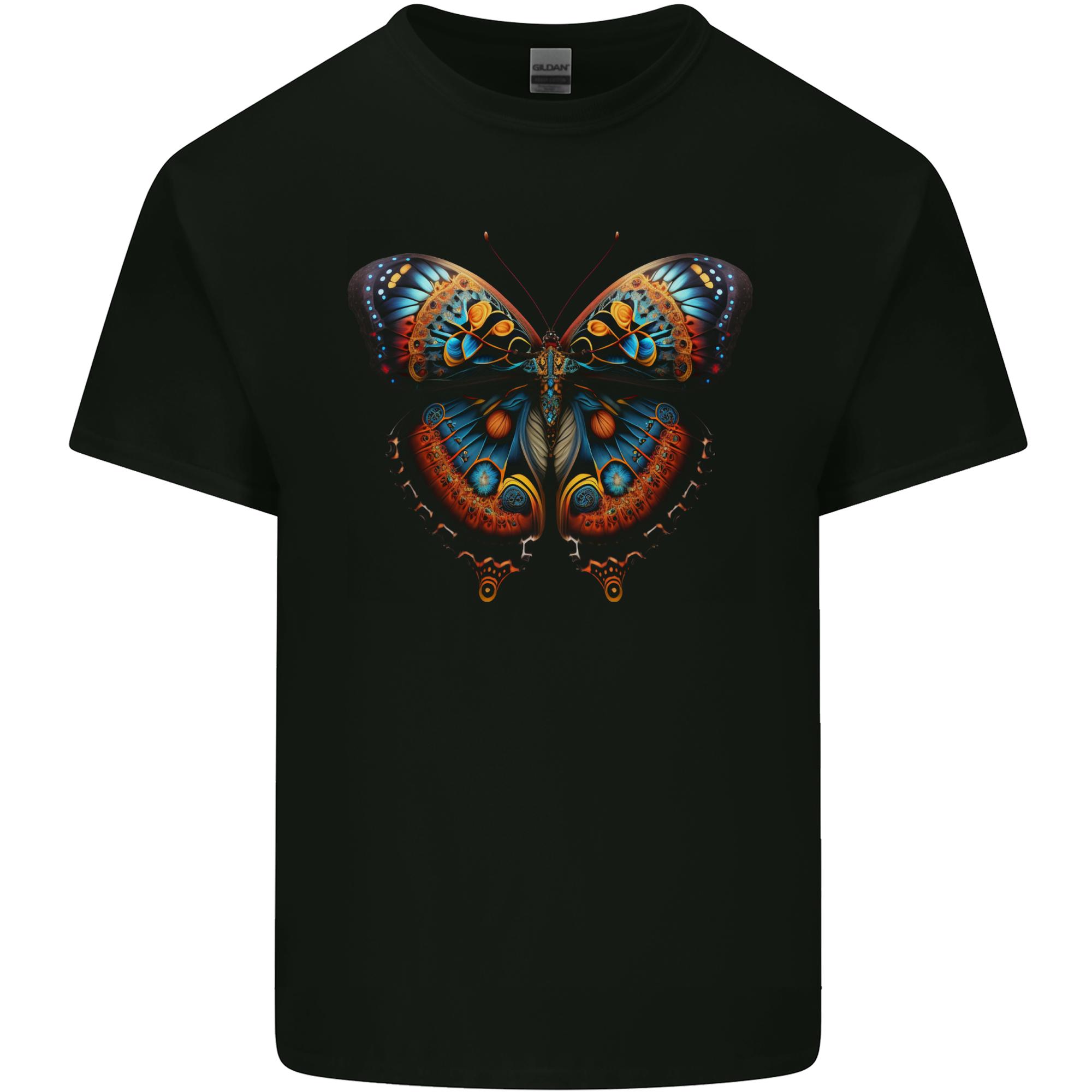 Fantasy Butterfly Design Unisexs Light Cotton TShirt S