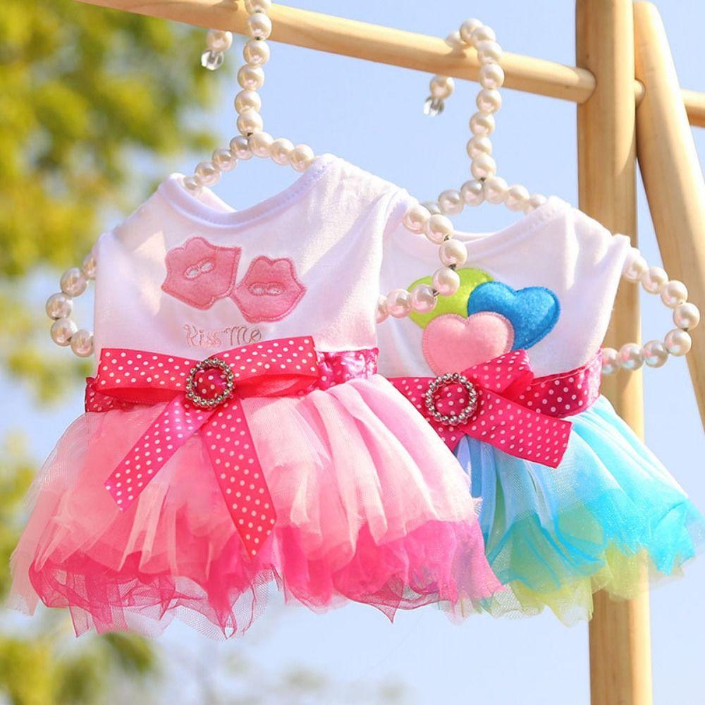 Breathable Pet  Princess Dress Soft Pet Skirt Fashion Sweet Dog Skirt  Pet Supplies