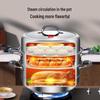 Kangbach 304 Stainless Steel 3-Layer Steamer Pot