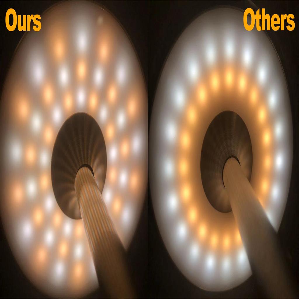 Retro Einfache Schreibtischlampe USB Wiederaufladbar Tragbar 3-Farben-Licht Stufenlose Dimmfunktion Touch Schreibtischlampe Für Restaurant Bar