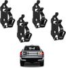 4× Shovel Mount Roof Rack Metal Rubber Clamps Shovel Holder Clamp for Roof Rack